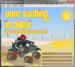 Dune bashing in Dubai